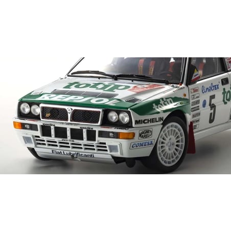 Kyosho 1/18 Lancia Delta HF Integrale 1993 Jolly Club Totip Racing Rally Monte Carlo No.5 Andrea Aghini / Sauro Farnocchia