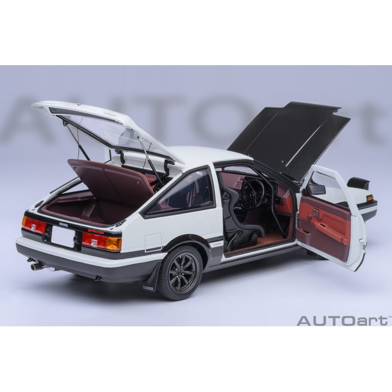 AUTOart TOYOTA sprinter trueno 1/18 模型 Autoart 1/18 Scale Toyota Sprinter Trueno (AE86) “Project D” Final