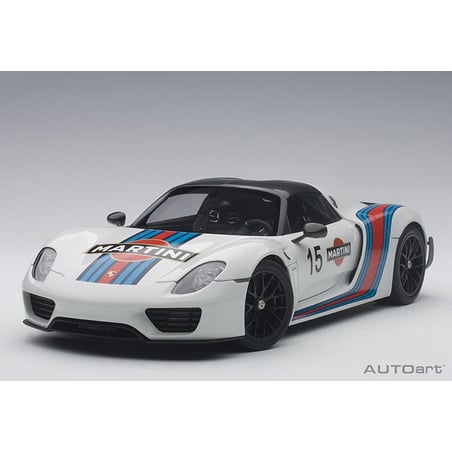 Autoart 1/18 Porsche 918 Spyder Martini Livery No.15