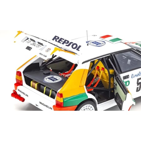 Kyosho 1/18 Lancia Delta HF Integrale 1993 Jolly Club Totip Racing Rally Monte Carlo No.5 Andrea Aghini / Sauro Farnocchia