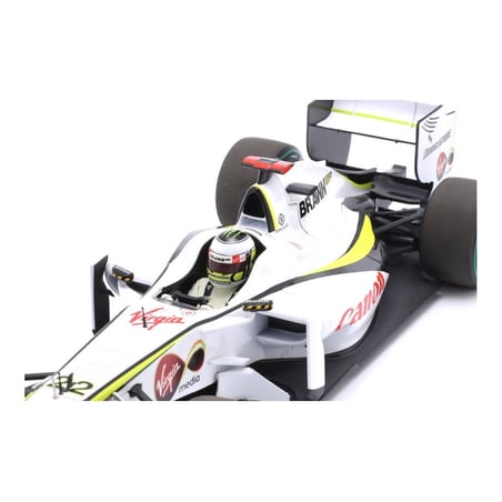 Minichamps 1/18 Brawn BGP 001 F1 No.22 Jenson Button 5th Singapore World Champion 2009