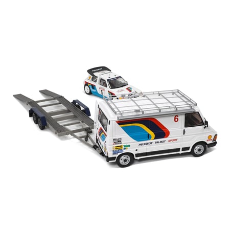 Otto Mobile 1/18 Pack Peugeot 205 T16 EVO 2 Tour de Corse 1986