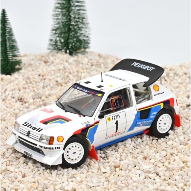 1/18 Peugeot 205 Rallye Monte Carlo 1986 Νο.1 T. Salonen / S. Harjanne