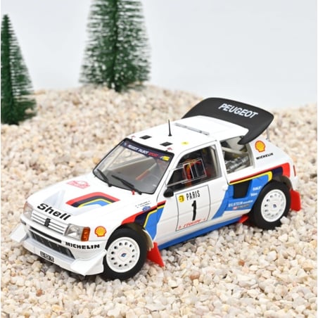 1/18 Peugeot 205 Rallye Monte Carlo 1986 Νο.1 T. Salonen / S. Harjanne