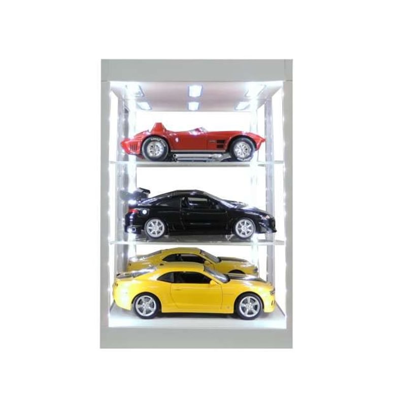 Triple9 1/18 Acrylic Single Showcase with LED lighting and mirror for 1/18 , 1/24, 1/43