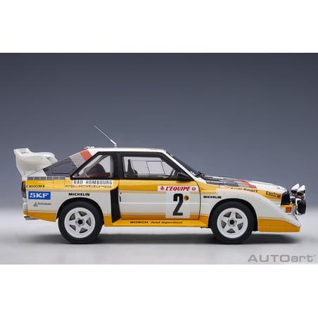 1:18 Audi Sport Quattro S1 Rally Monte Carlo 1986 W. Röhrl/C. Geistdörfer No.2