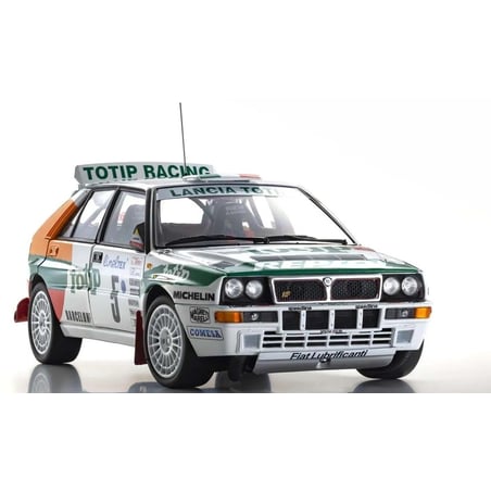 Kyosho 1/18 Lancia Delta HF Integrale 1993 Jolly Club Totip Racing Rally Monte Carlo No.5 Andrea Aghini / Sauro Farnocchia