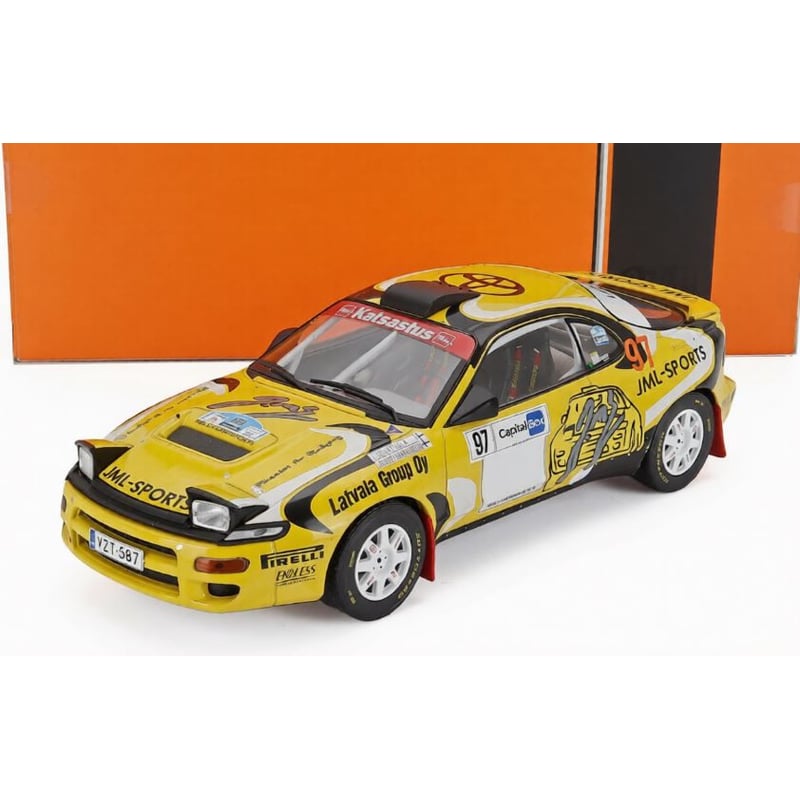 IXO 1/18 Toyota Celica GT4 Turbo ST185 Νο.97 Arctic Lapland Rallye 2024 J.M.Latvala/Juho Hänninen