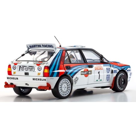 Kyosho 1/18 Lancia Delta HF Integrale 1992 San Remo No.1 Martini Racing Juha Kankkunen /Juha Piironen