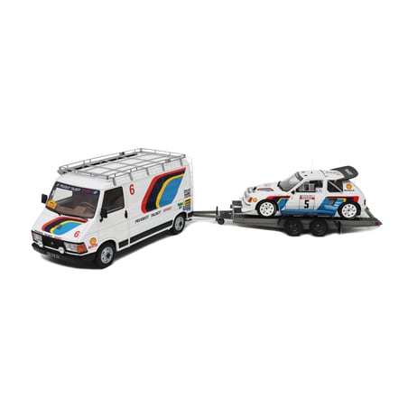 Otto Mobile 1/18 Pack Peugeot 205 T16 EVO 2 Tour de Corse 1986