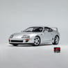 LCD Models 1/18 Toyota Supra MKIV (A80) Coupe 1993 (Car lift and key fob included)