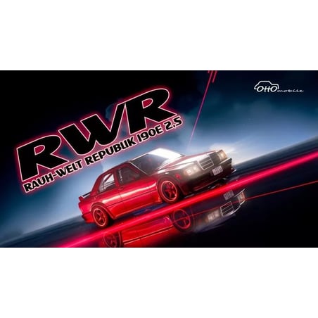 Otto Mobile 1/18 Mercedes Benz Rauh- Welt Republik 190E 2,5-16 2016