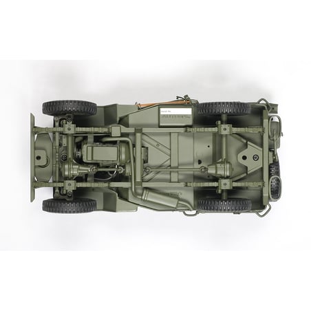 1/18 Jeep Willys, 1943 U.S. Army with Trailer and Accessories