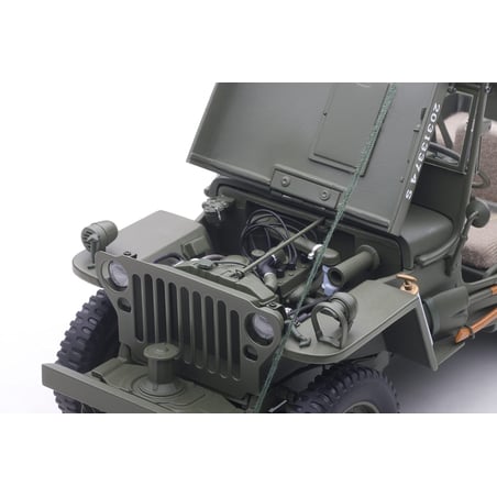 1/18 Jeep Willys, 1943 U.S. Army with Trailer and Accessories