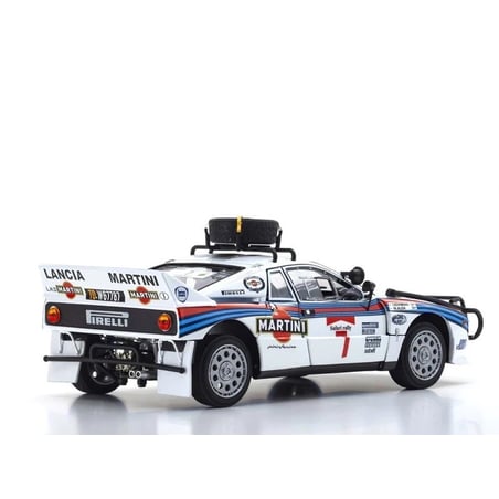 Kyosho 1/18 Lancia Rally 037 Martini No.7 4th Rally Safari 1984 M. Alen/ I.Kivimaki