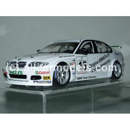 1/18 BMW 320i (E46)- MACAU GUIA Race 2004 Winner - J.Muller. No.15