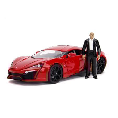 1/18 Dom's Lykan Hypersport with lights and Dom's Figurine