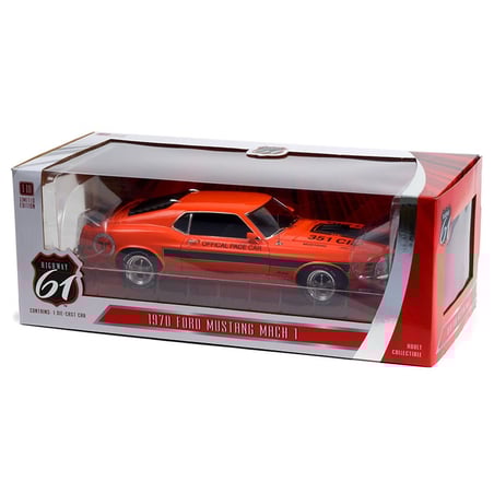Highway 61 1/18 Ford Mustang Mach 1 Texas International Speed Way Pace Car 1970