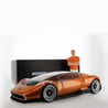 NZG Mercedes Benz Dealer Edition 1/18 Mercedes Vision One Eleven 2023 with figurine of Chief Designer Gorden Wagener