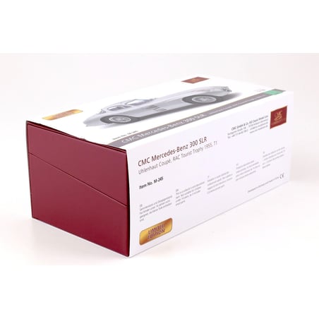 CMC 1/18 Mercedes-Benz 300 SLR Coupé, RAC Tourist Trophy 1955, No.T1