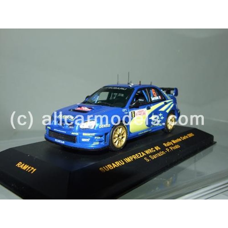 1:43 Subaru Impreza WRC No.6- Rally Monte Carlo 2005- Drivers: S. Sarazin / P.Pivato (IXO)