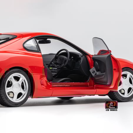LCD Models 1/18 Toyota Supra MKIV (A80) Coupe 1993 (Car lift and key fob included)