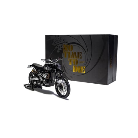 Corgi 1/12 Triumph Scrambler 1200, James Bond 007, No Time to Die, Matera streets chase, 2019