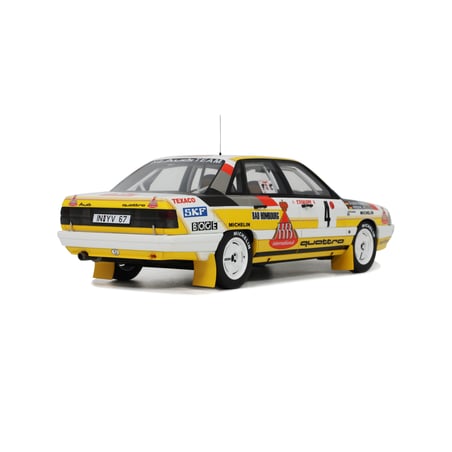 Otto Mobile 1/18 Audi 200 Quattro No.4, 3rd Rallye Monte Carlo Walter Röhrl, Christian Geistdörfer 1987