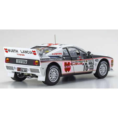 1/18 Lancia Rally 037 1983 Gr.B Wurth, Martini Rally Costa Smeralda No.16 (Night Version) 1983 Drivers G.F. Cunico/E.Bartolich