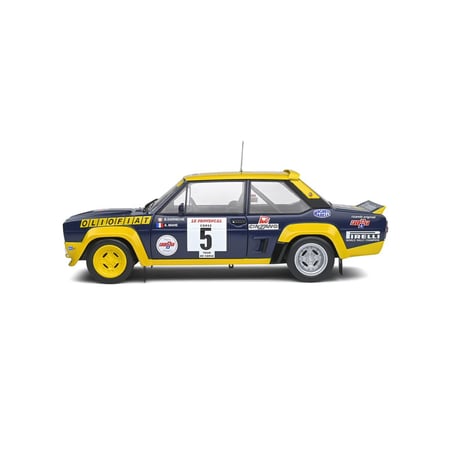 Solido 1/18 Fiat 131 Abarth Tour de Corse 1977 No. 5 B.Darniche/A.Mahe