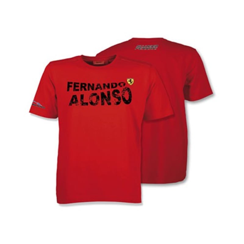 Ferrari Men's T-Shirt  Fernando Alonso Signature F1 2010