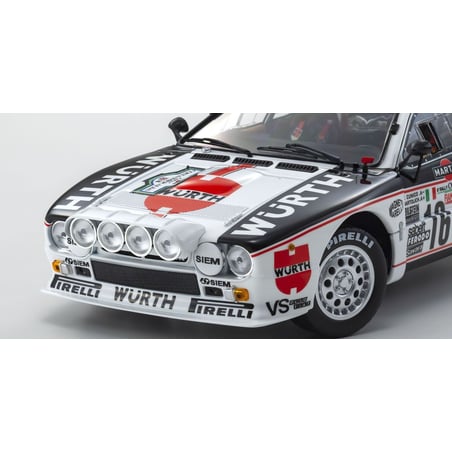 1/18 Lancia Rally 037 1983 Gr.B Wurth, Martini Rally Costa Smeralda No.16 (Night Version) 1983 Drivers G.F. Cunico/E.Bartolich