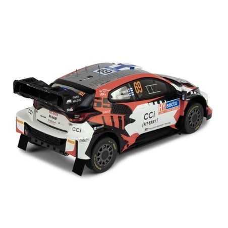 Ixo Models 1/18 Toyota GR YARIS Rally1 Hybrid No.69 Rally Finland 2024 K.Rovanperä / J.Halttunen