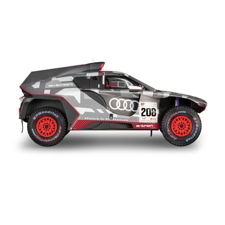 Spark 1/18 Audi RS Q-etron, Team Audi No.208, Winner Abu Dhabi Desert Challenge 2022 S.Peterhansel / E.Boulanger