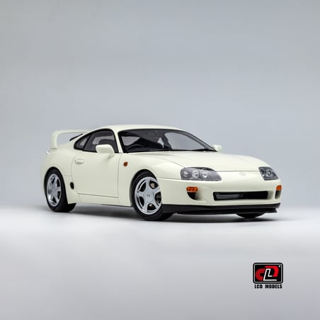 LCD Models 1/18 Toyota Supra MKIV (A80) Coupe 1993 (Car lift and key fob included)
