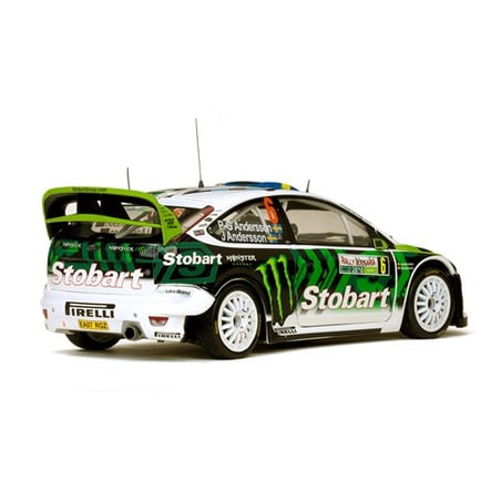 1/18  Ford Focus RS WRC 08 No.6. Rallly Bulgaria 2010 Driver P.G. Andersson/ J. Andersson