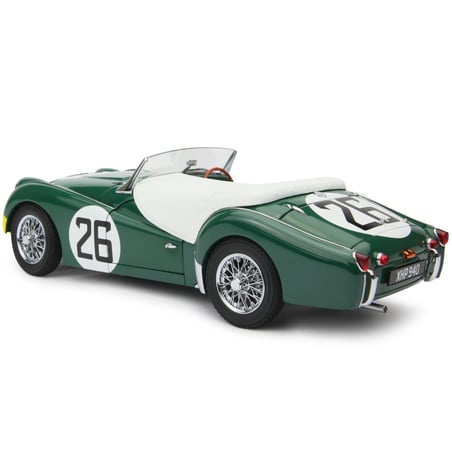 Kyosho 1/18 Triumph TR3S 1959 Le Mans No.26