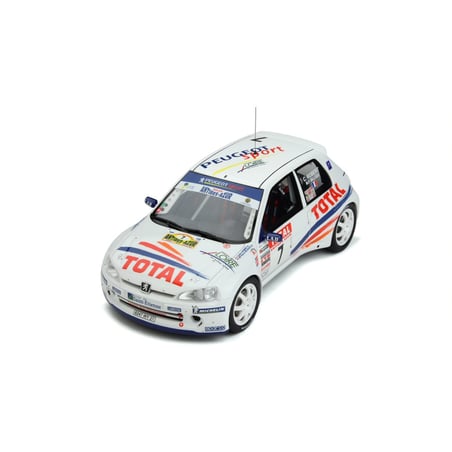Otto Mobile 1/18 Peugeot 106 Maxi No.7 Rally D'Antibes 2000