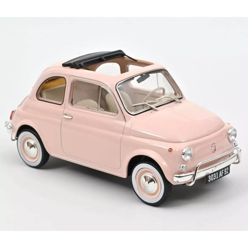 Norev 1/18 Fiat 500 L 1968 Pink with special birth pack