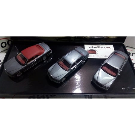 Minichamps 1/43 Set of 3 Bentleys: Bentley Azure/Bentley Arnage T/Bentley Brooklands- Limited Designer Edition