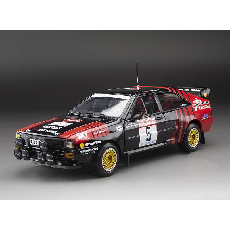 Sun Star 1/18 Audi quattro A2, Circuit des Ardennes, No.5, J.Bosch/S.Bond, 1986