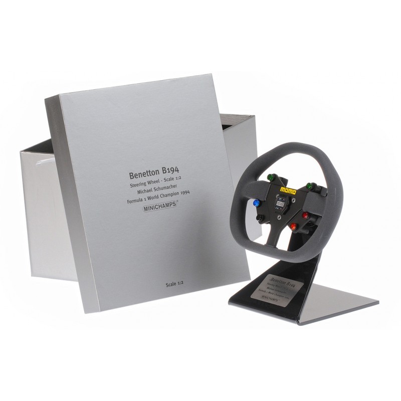 1:2 Benetton B194 Steering Wheel Michael Schumacher F1 World Champion 1994