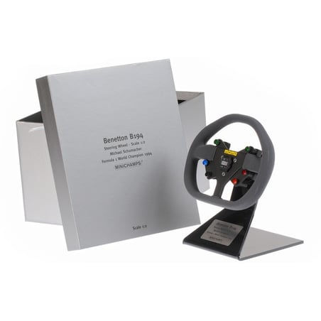 1:2 Benetton B194 Steering Wheel Michael Schumacher F1 World Champion 1994