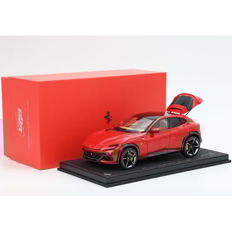 BBR 1/18 Ferrari Purosangue 2023 with panoramic roof Luxury pack Edition with Showcase