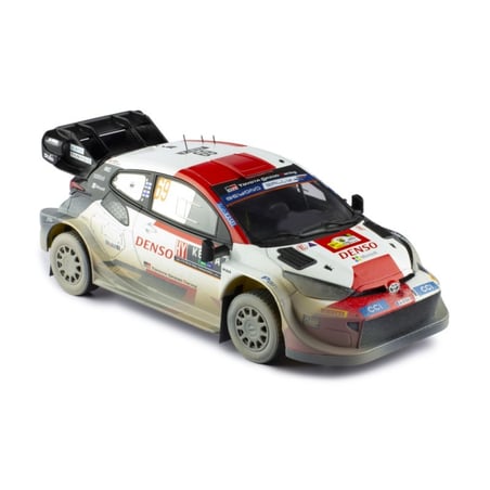 IXO 1/18 Toyota GR Yaris Rally 1, No.69, Safari Rally 2023, K.Rovanpera / J.Halttunen (with dirt effects)