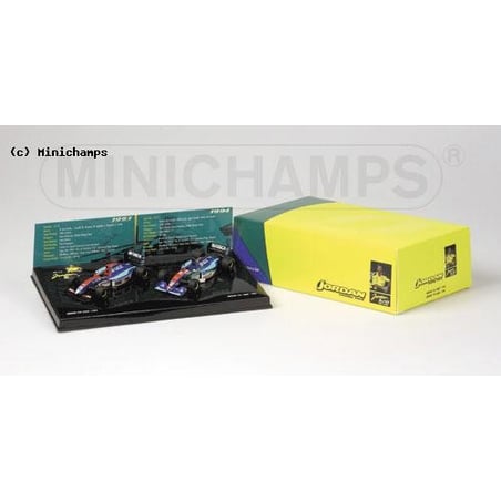 Minichamps 1/43 Jordan 193 Hart 1993 & Jordan 194 Hart 1994 10 Years Jordan GP Set No. 2 of 5 1993/1994