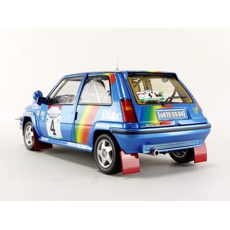 Norev 1/18 Renault Super Cinq GT Turbo 1990 Rallye De Cote d'Ivoire-No.4- Drivers:A.Greille/M.Roissard