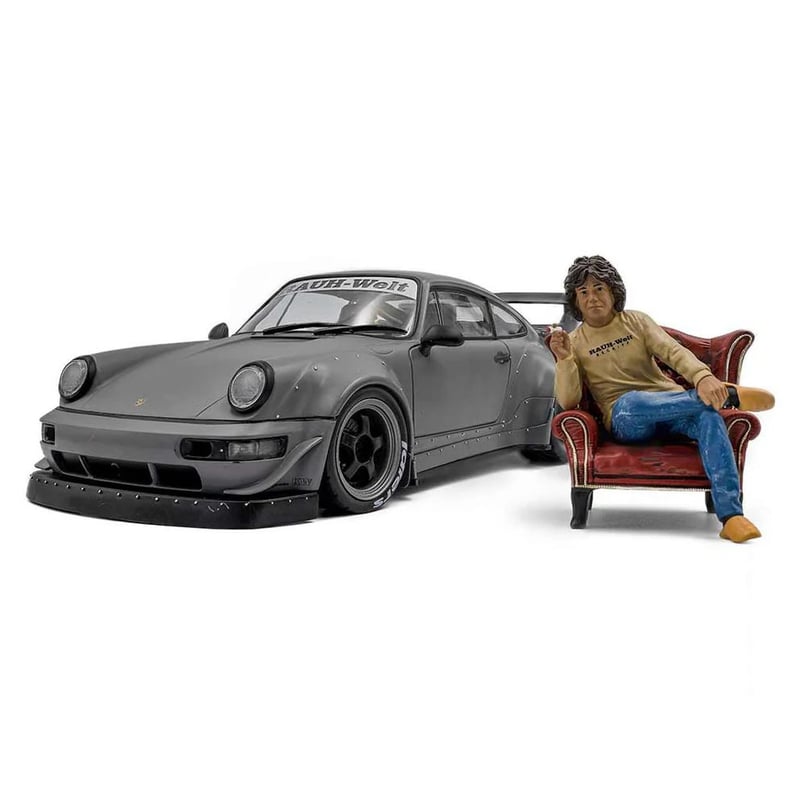 Solido 1/18 Porsche 911 (964) RWB Rauh-Welt Bodykit 2024 with Akira Naka figure