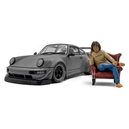 Solido 1/18 Porsche 911 (964) RWB Rauh-Welt Bodykit 2024 with Akira Naka figure