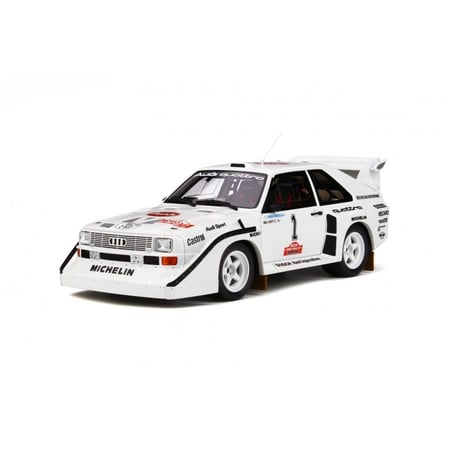 1/18 Audi Sport quattro S1 Olympus Rally 1985  No.1 Driver: H. Mikkola